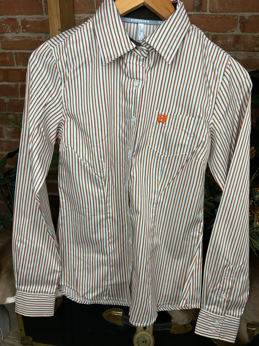 Citrus Stripe Button Down