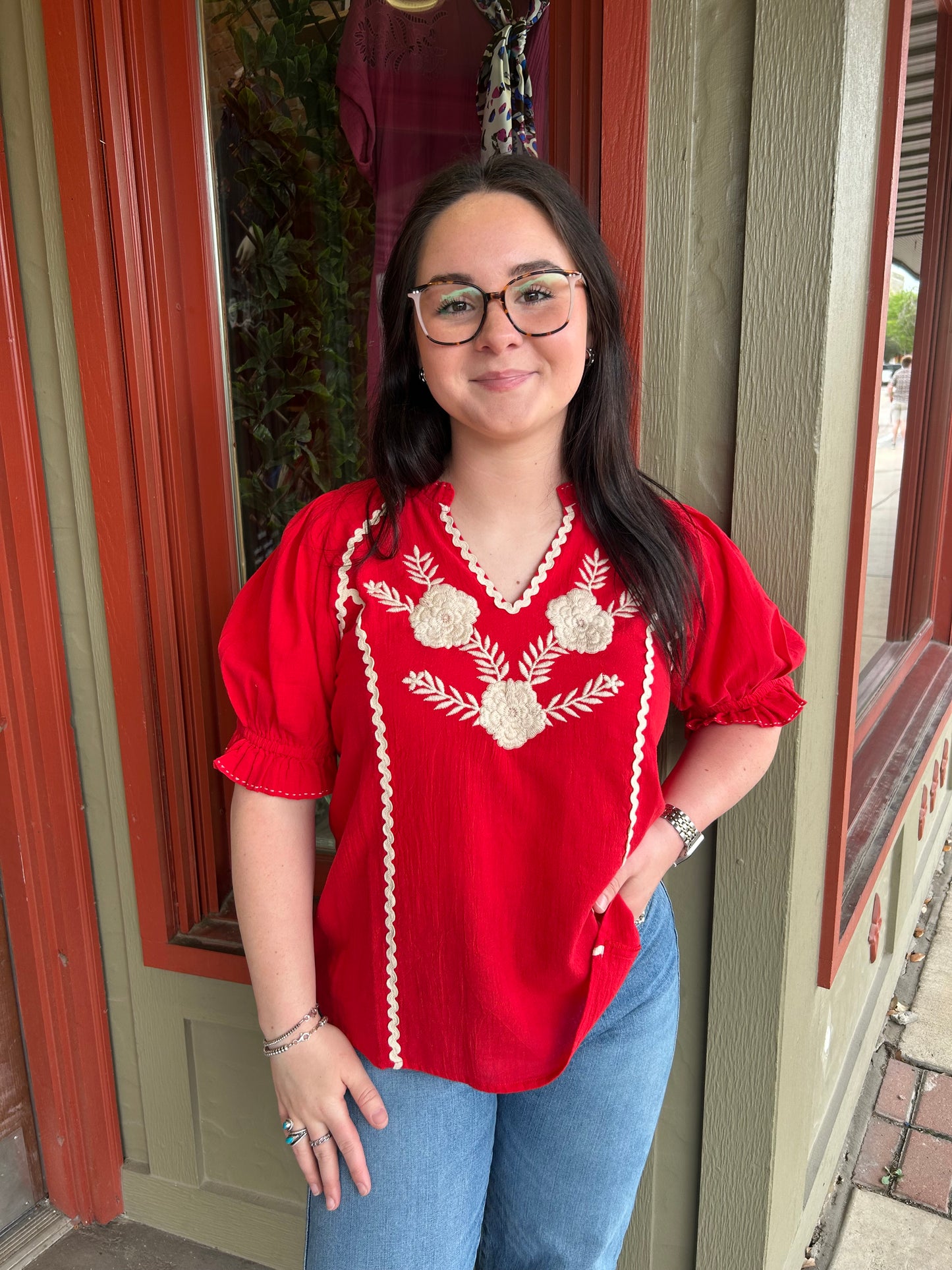 Dana Top - Red