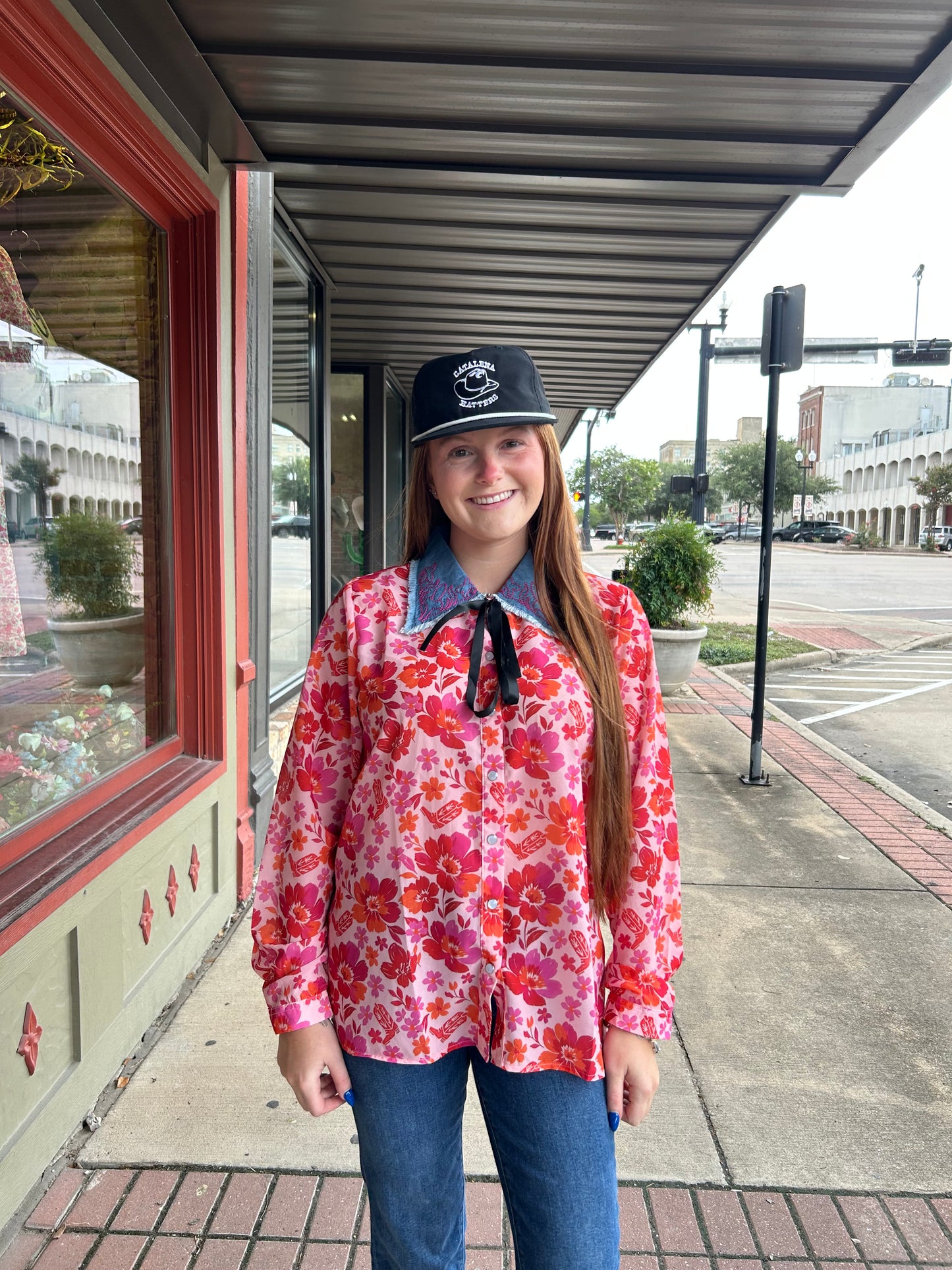 Margot Shirt - Pink Floral