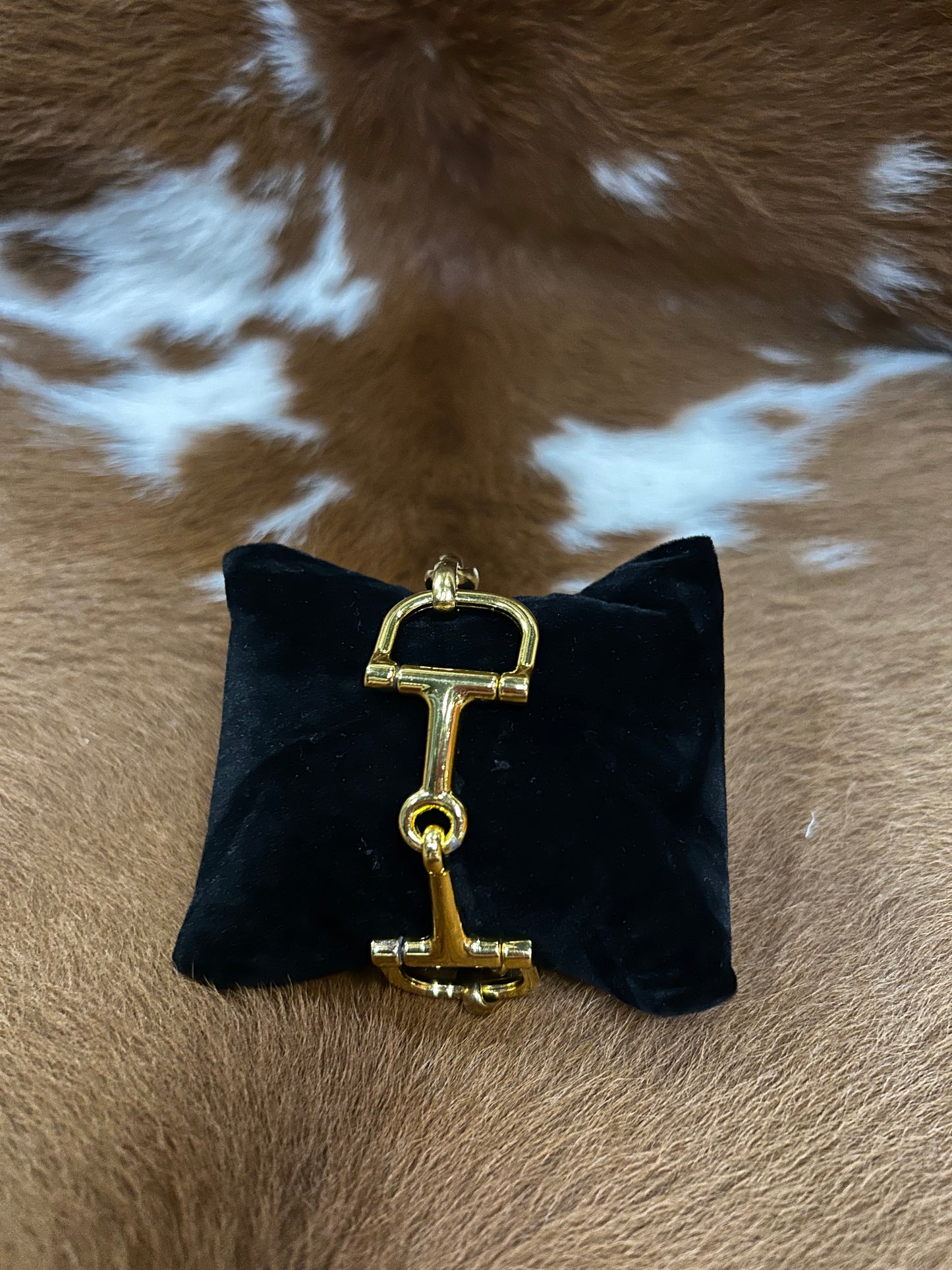 Classic Dbl Snaffle Bit Bracelet