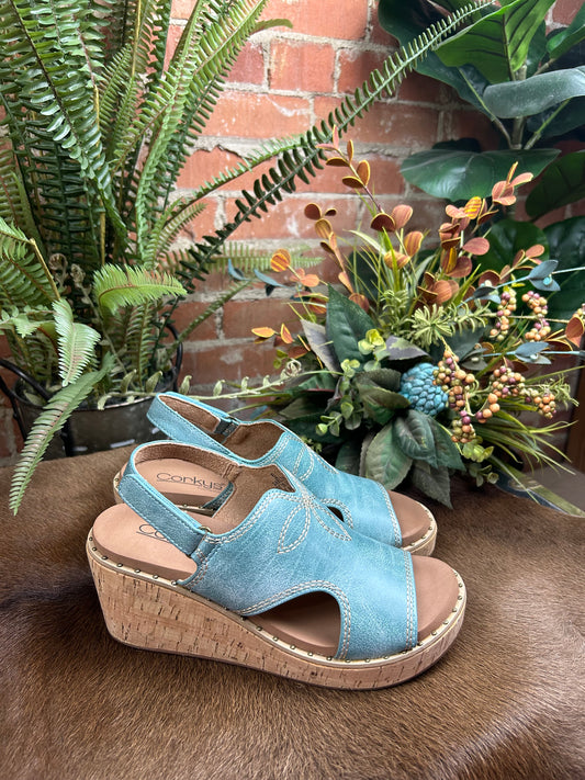 Darlin Wedge - Turquoise