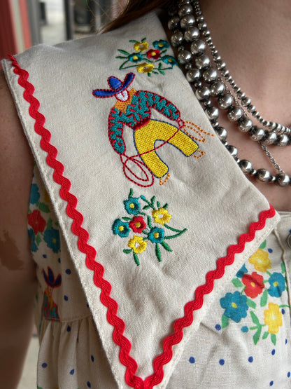Flower Dot Cowboy Dress