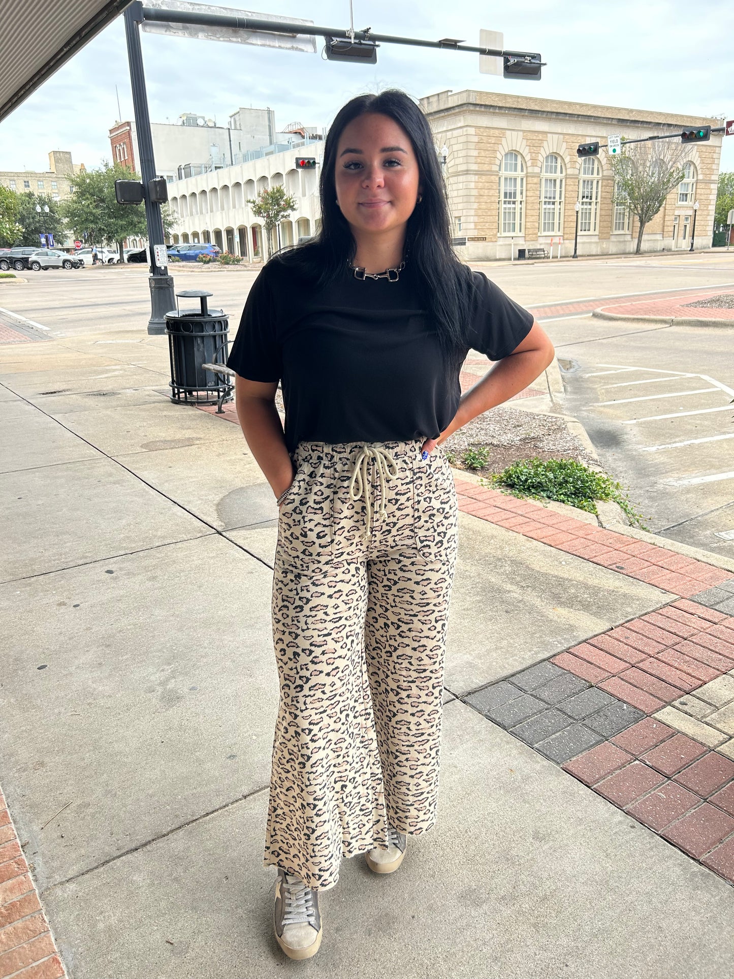Charli Brown Pants - Animal