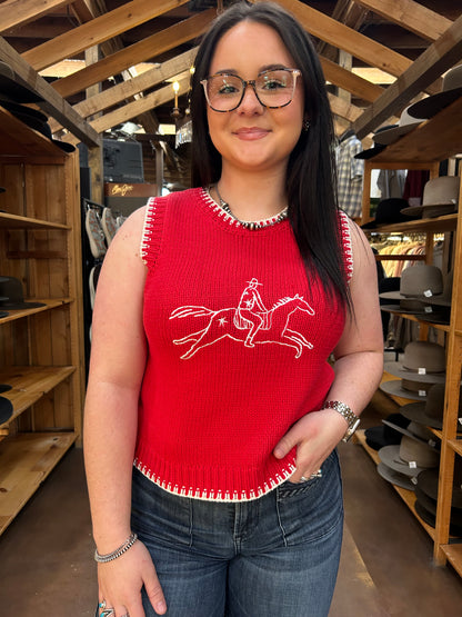 Red Star Rider Sweater Vest