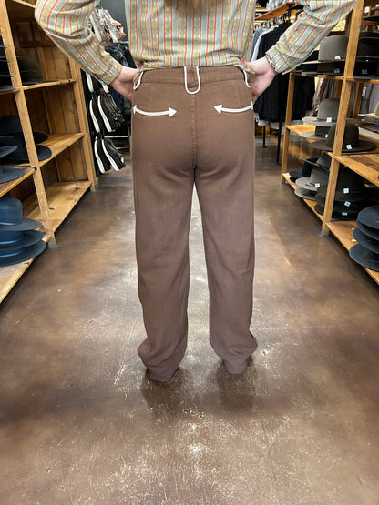 Smiley Pants - Brown