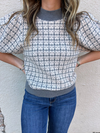 Marla Tweed Top