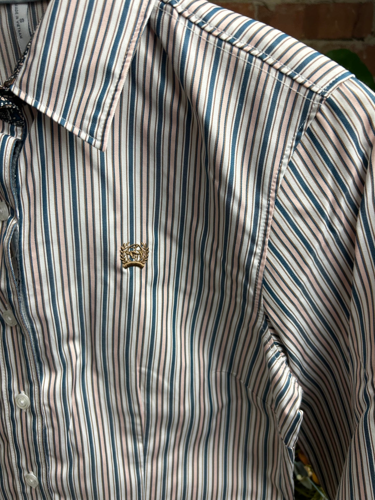 Spring Stripe Button Down