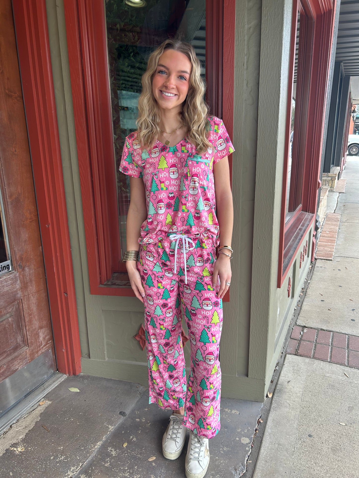 Pink Christmas Pajamas