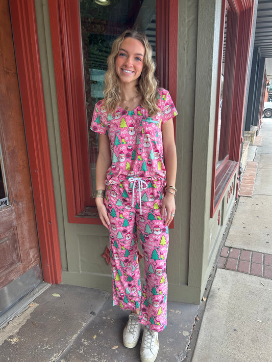 Pink Christmas Pajamas