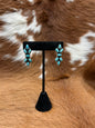 7 Stone Drop Studs - Hada