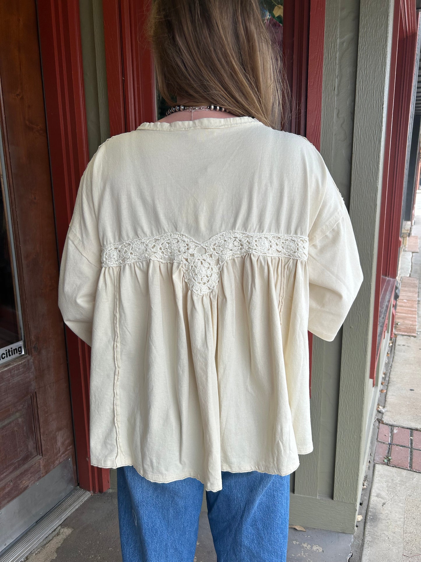 Cross Stitch Babydoll Top