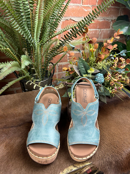 Darlin Wedge - Turquoise