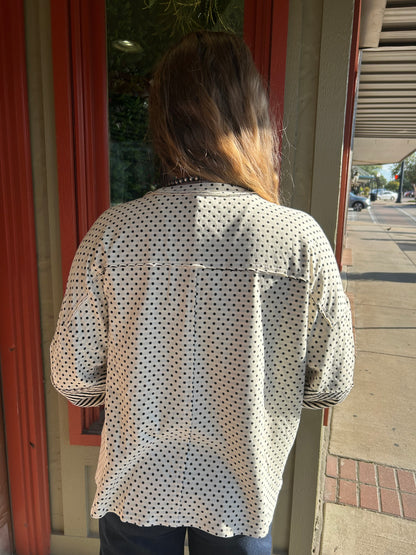 Polka Stripe Top