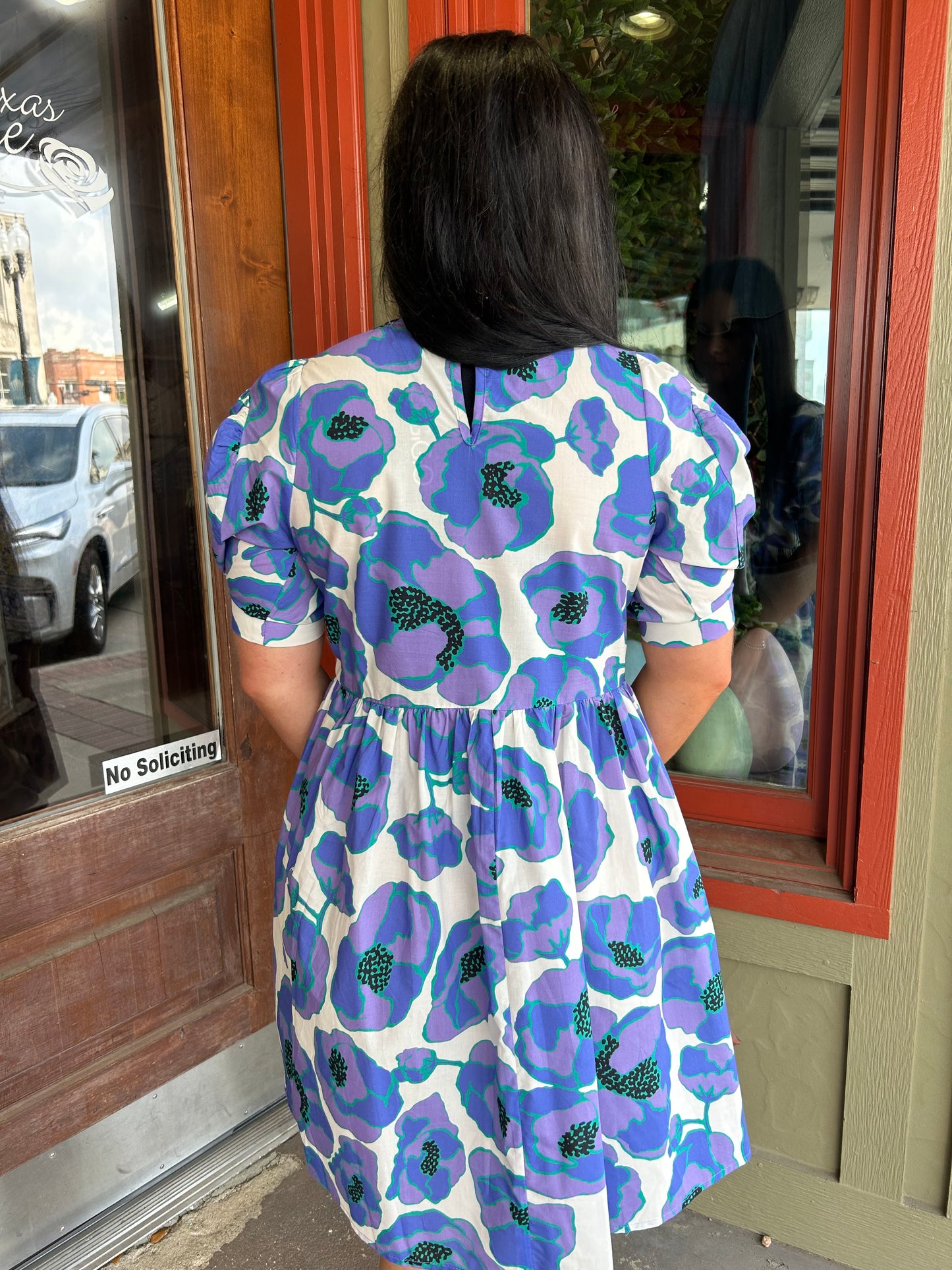 Purple Poppy Dress