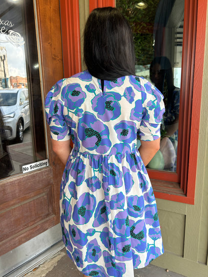 Purple Poppy Dress