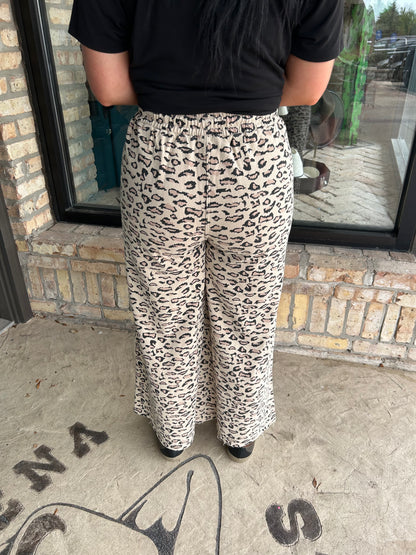 Charli Brown Pants - Animal