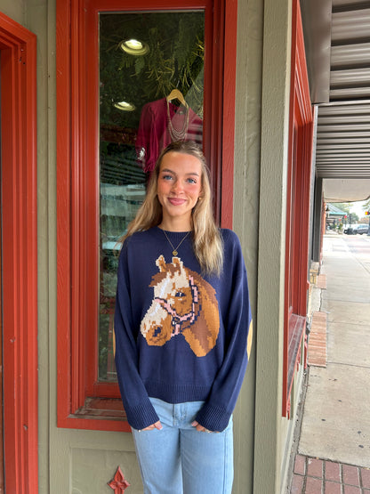 Holiday Horse Sweater