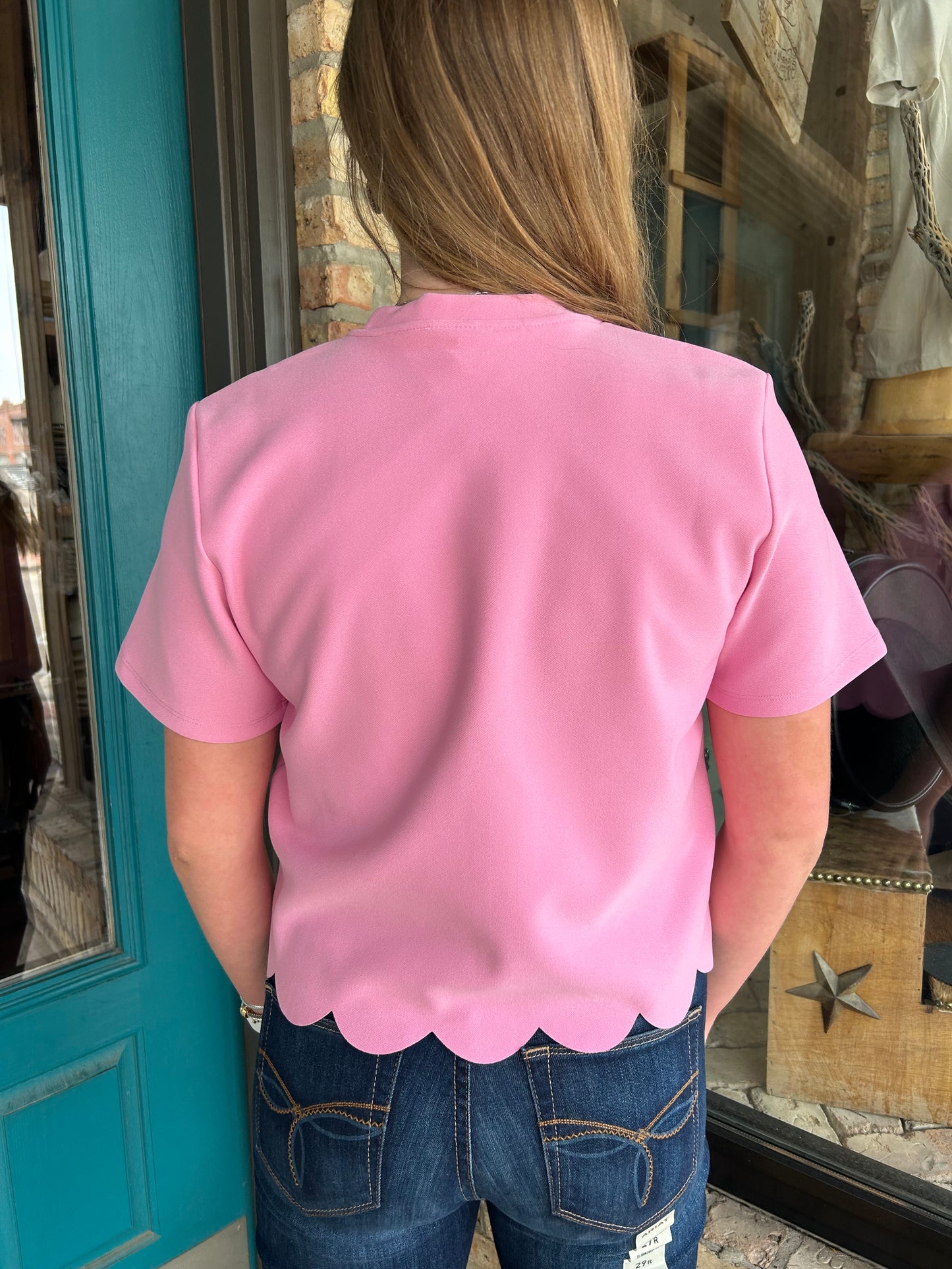 Scallpo Knit Top