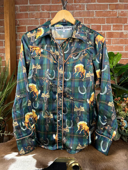 Lucky Plaid Pony Buck Shirt