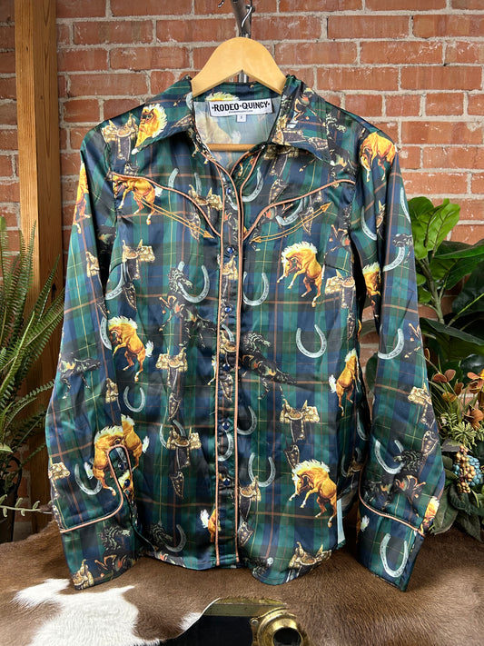 Lucky Plaid Pony Buck Shirt