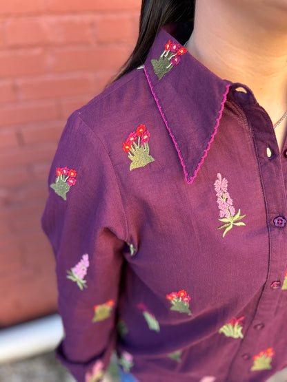 Scattered Embroidered Shirt