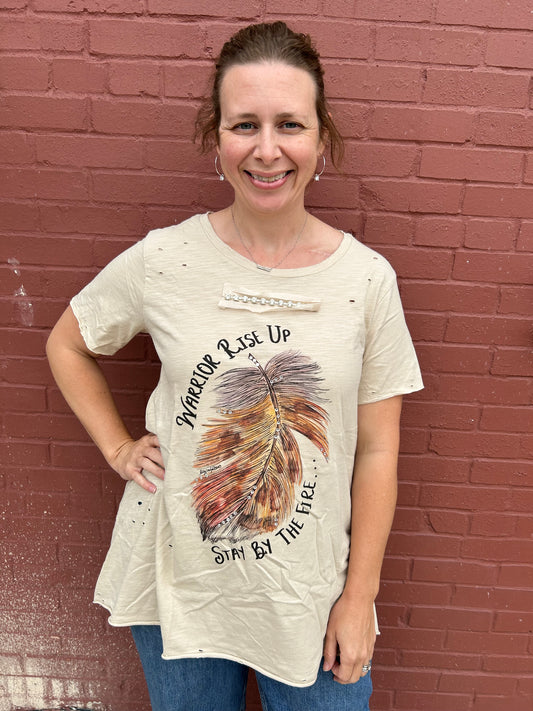 Warrior Rise Up Tee