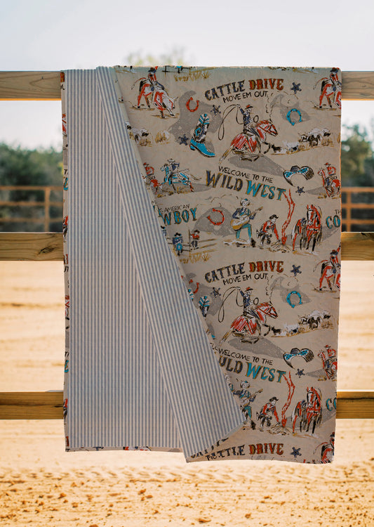Cattle Drive Queen Quilt