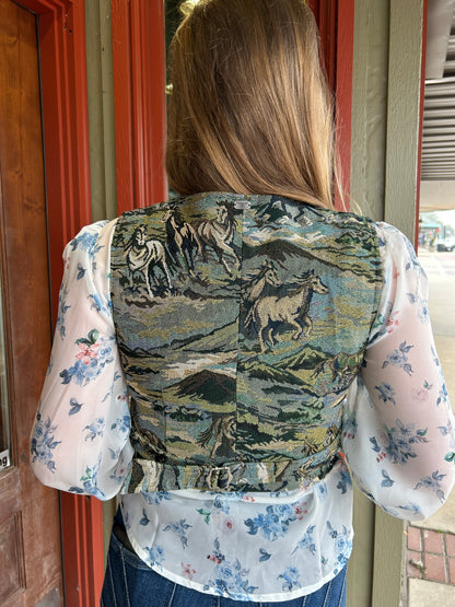 Running Horses Vest