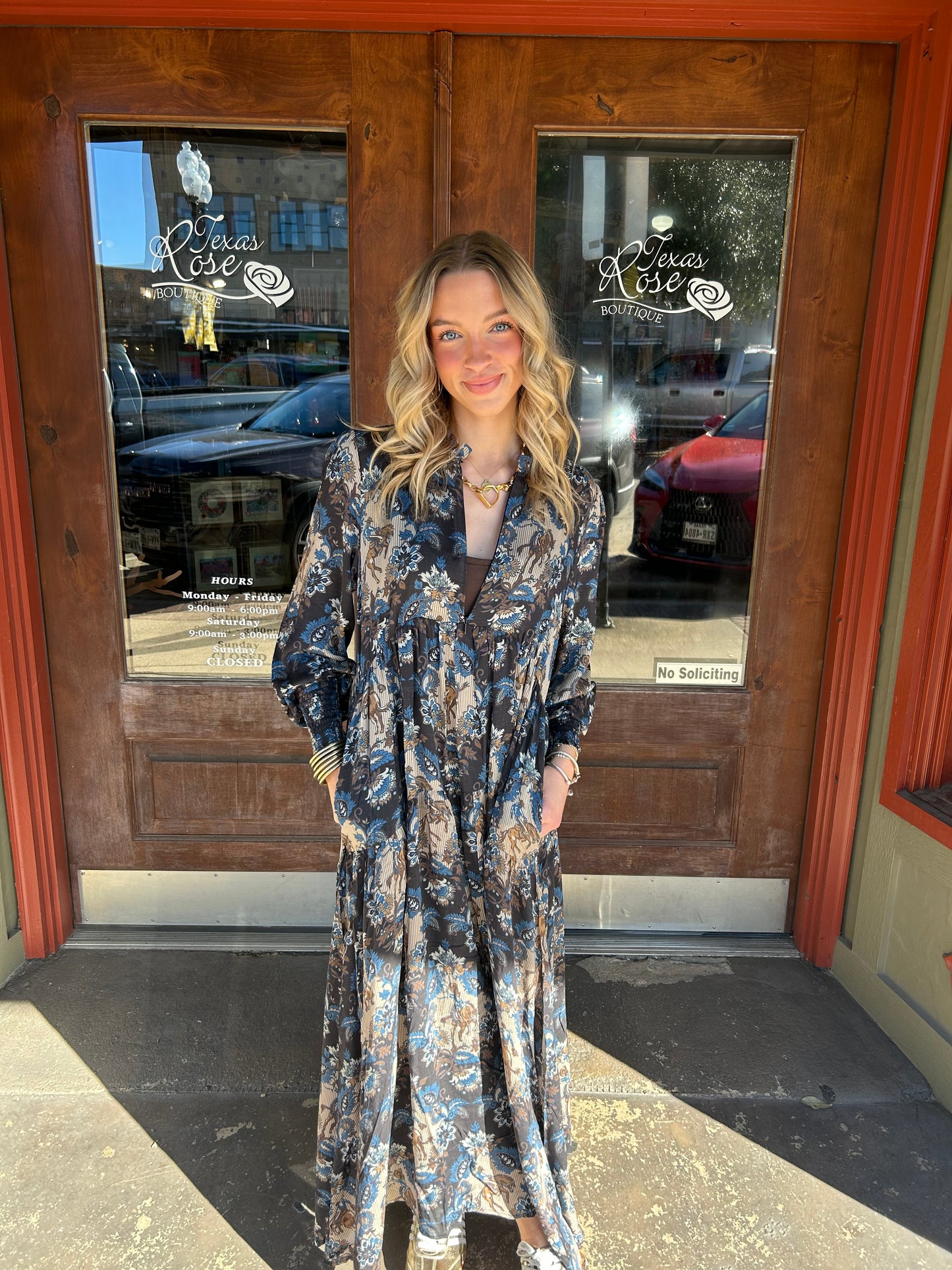 Dewitt's Damask Dress