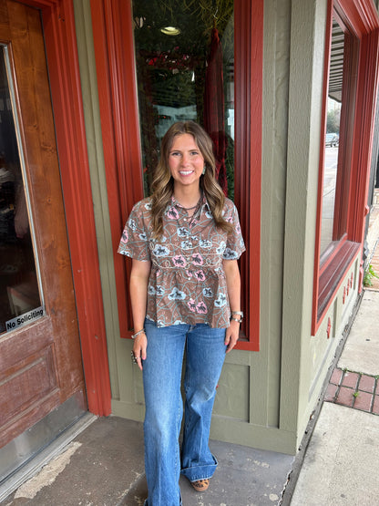 Bronc Loopty Lou Top