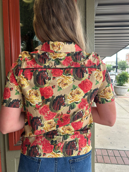 Blooming Bronc Blouse
