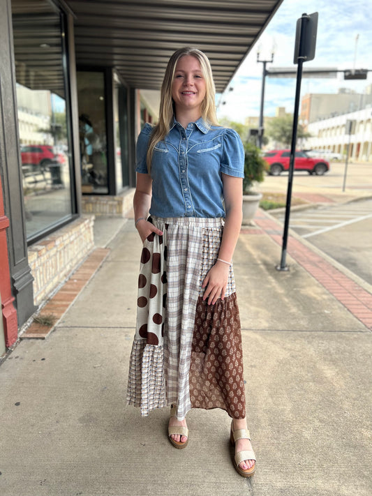 Mixed Up Skirt