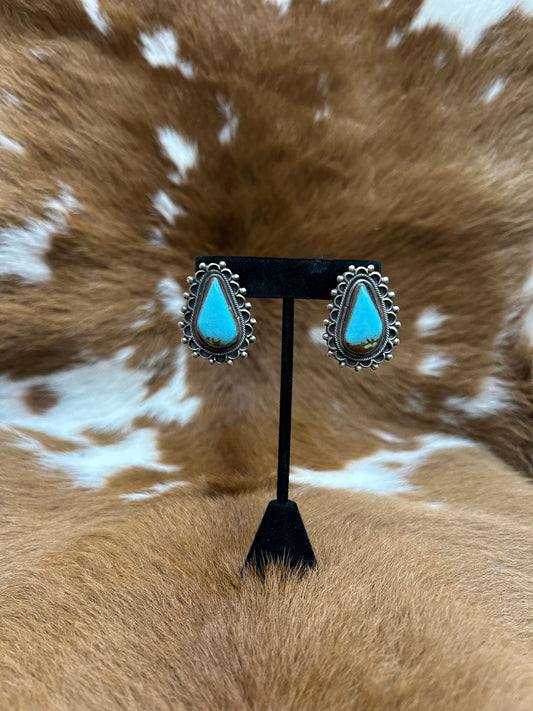 Concho Earring W Drop