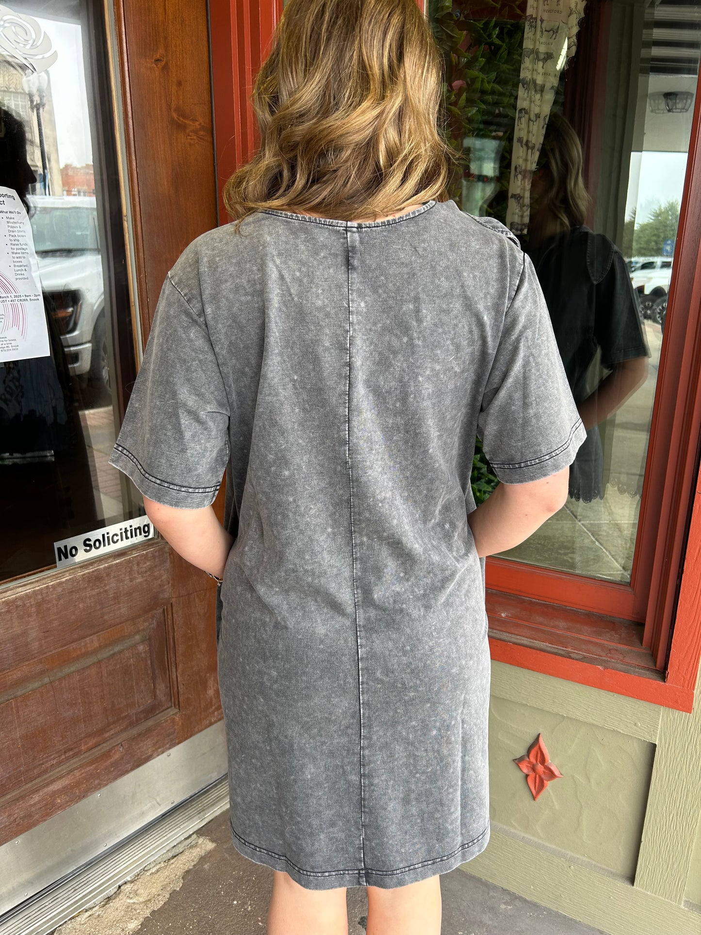 Bow T-Shirt Dress