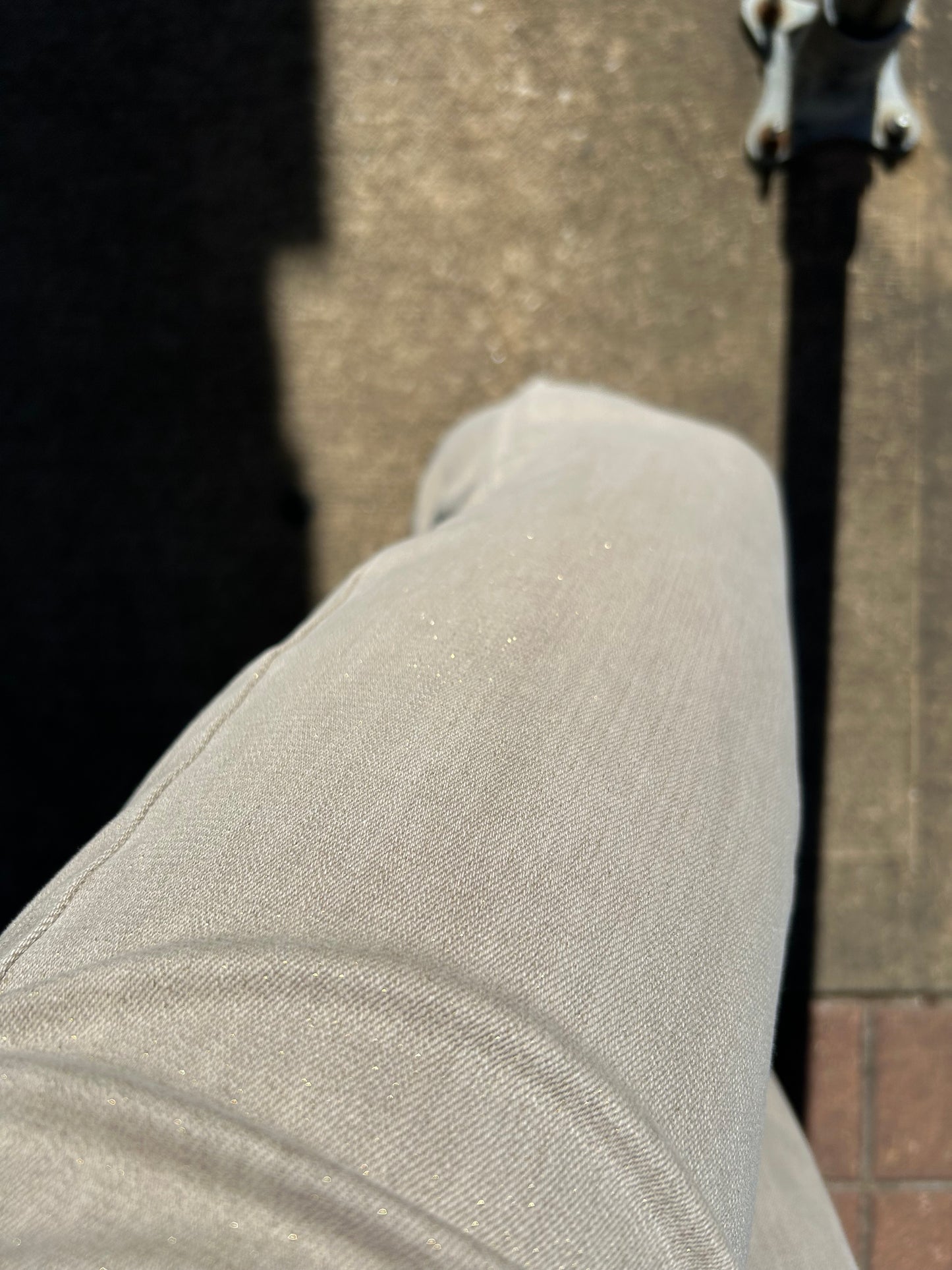 Tinsel Wide Leg Jean - Taupe