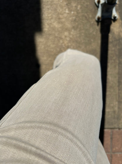 Tinsel Wide Leg Jean - Taupe