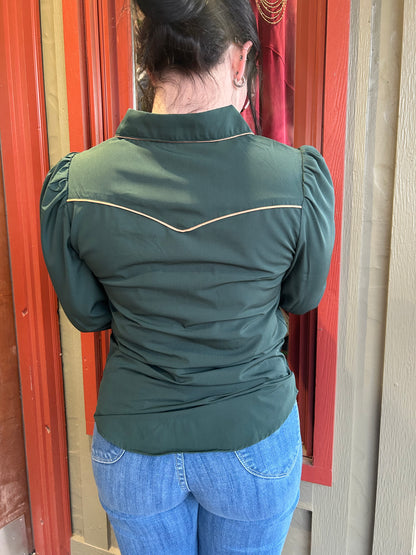 Sagebrush Shirt - Green/Tan