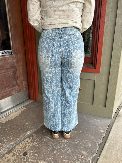 Trellis Denim Pants