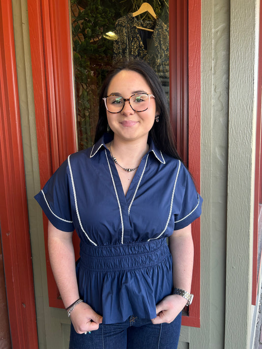 Navy Top