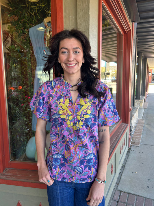 Violet Irma Top