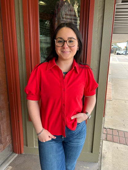 Dione Top - Red