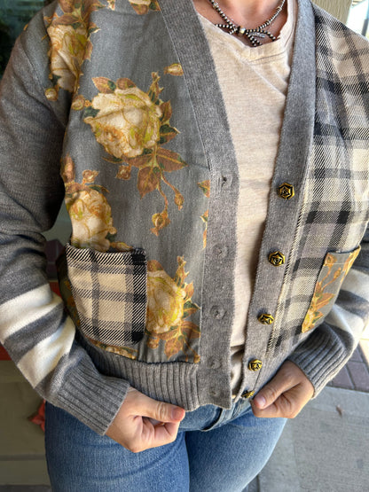 Honey's Pretty Plaid Sweater