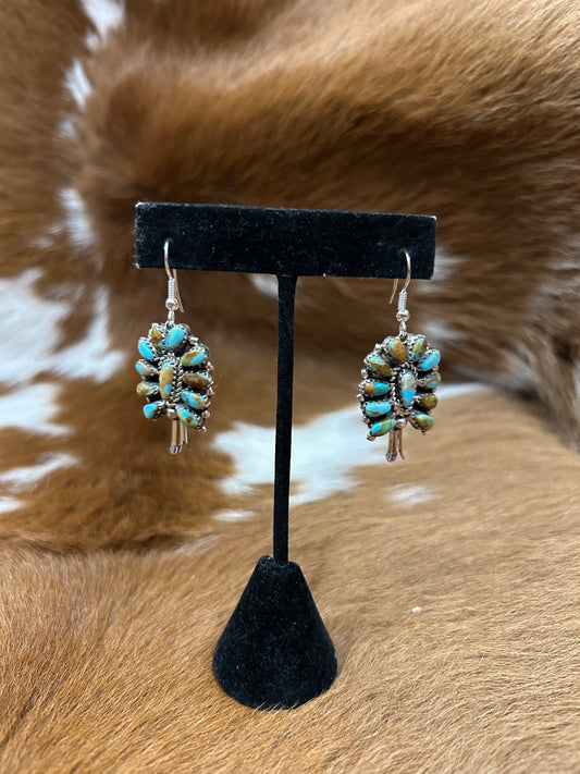 Small Cluster W/ Blossom Drop Earring