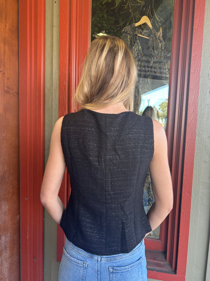 Gloria Tweed Vest