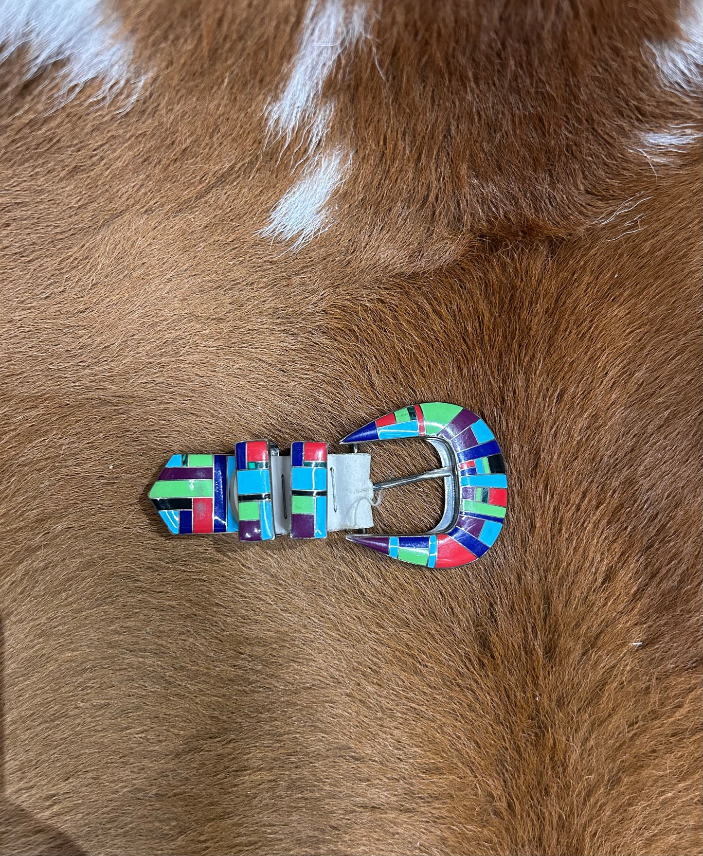 Inlay Buckle Set - Vintage