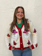 Christmas Patches Cardigan