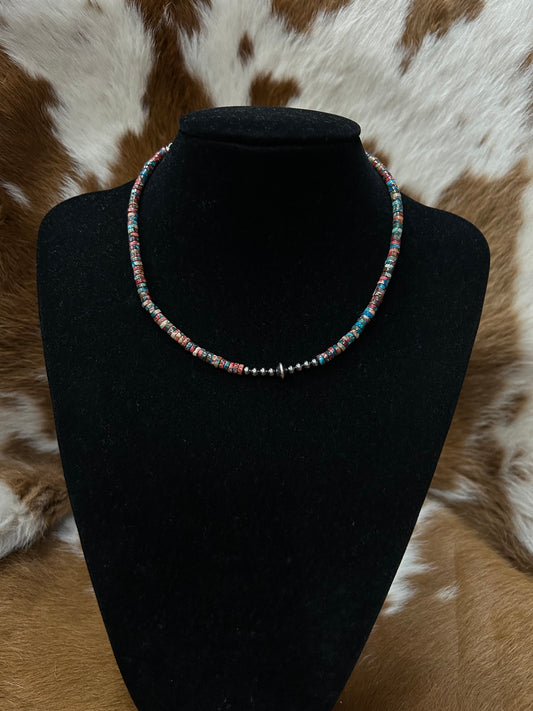 Sea Sediment Jasper Heshi Necklace