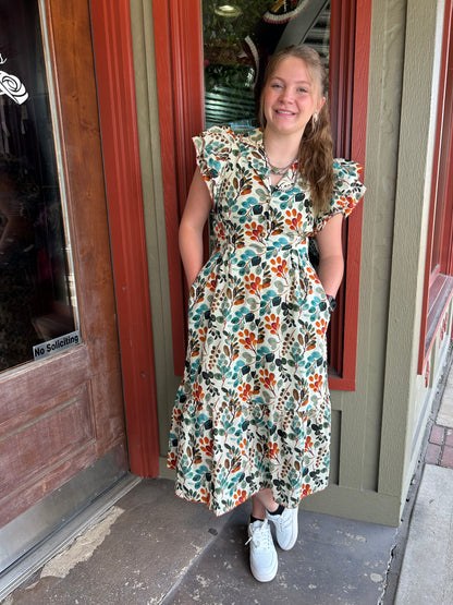 Wine Garden Dress