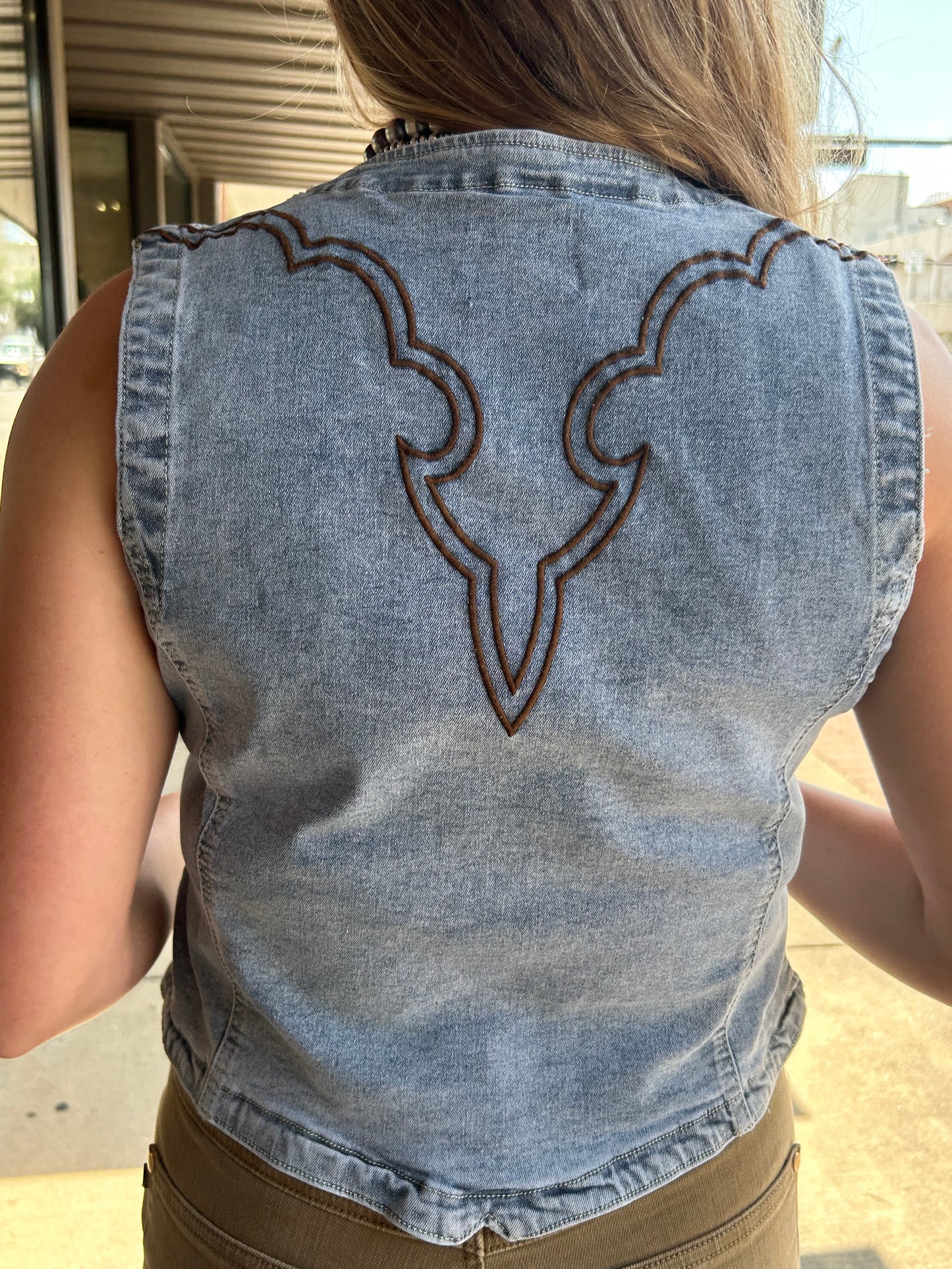 Roping Cowboy Vest