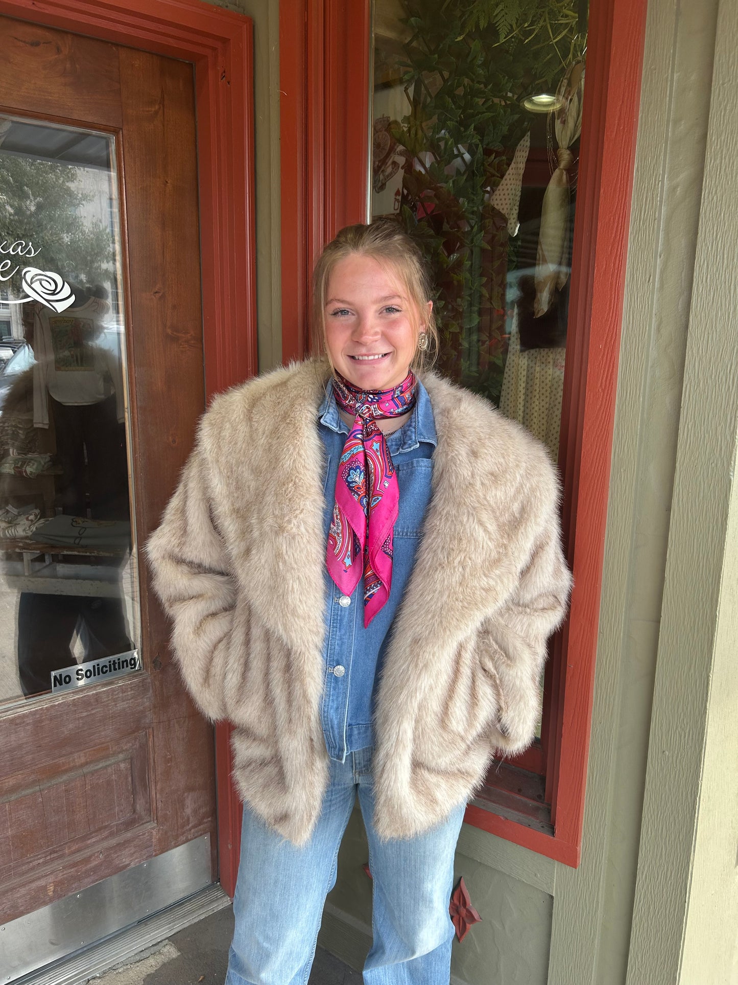 Faux Fur Coat